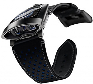 MB F HMX 56.STBL.B Bugatti Blue Titanium and steel replica watch